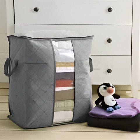 Strong Foldable & Washable Storage Bag – Clothes, Blankets, and Bedding Organizer